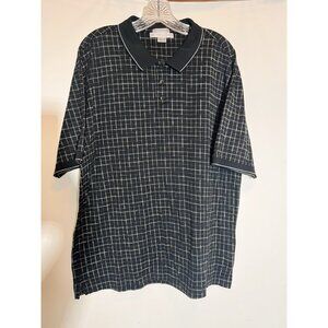Geoffrey Beene‎ Polo men’s Size Large Short Sleeve 100% Cotton